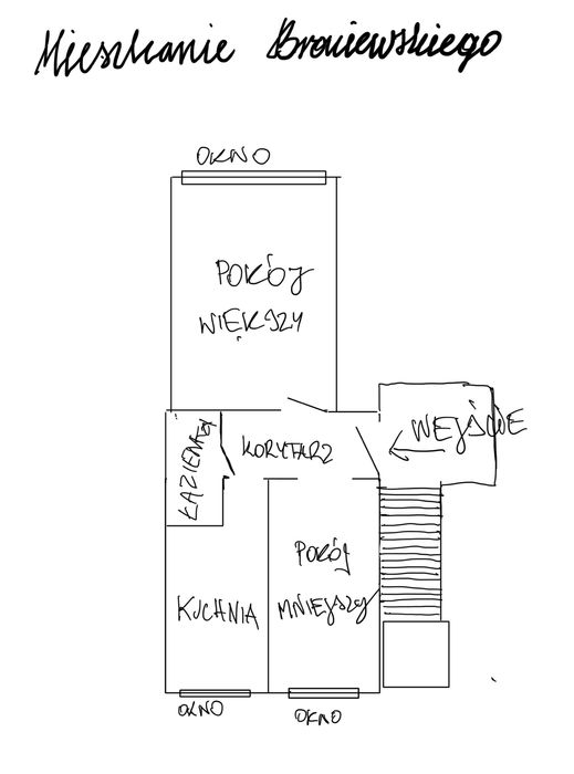 REZERWACJA! Sprzedam Mieszkanie 42m2, Broniewskiego 3, PARTER