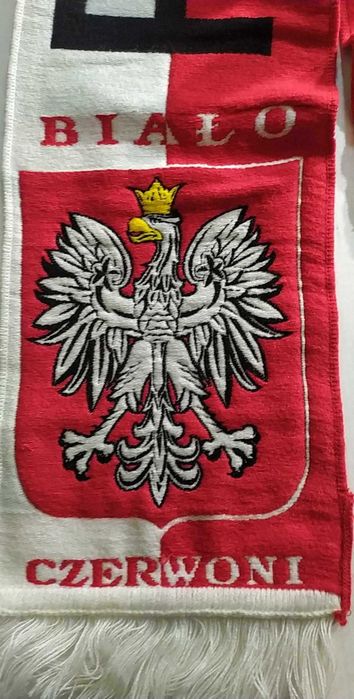 Szalik Biało - Czerwony Piotr Żyła dla kibica