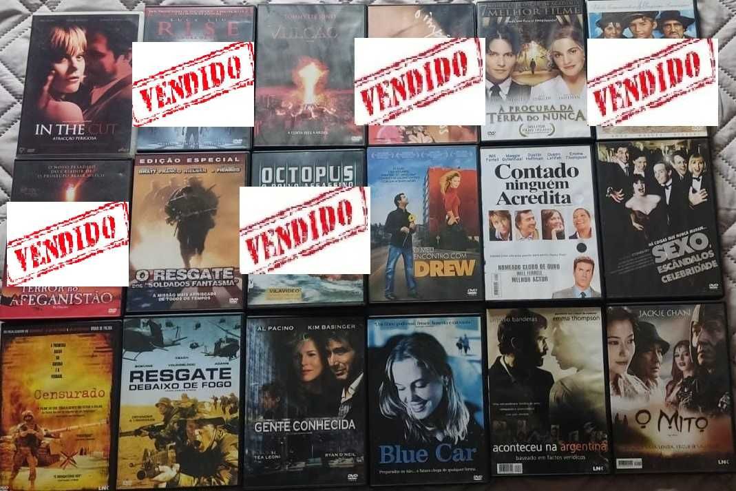 DVD Diversos 0,50cent/cada.