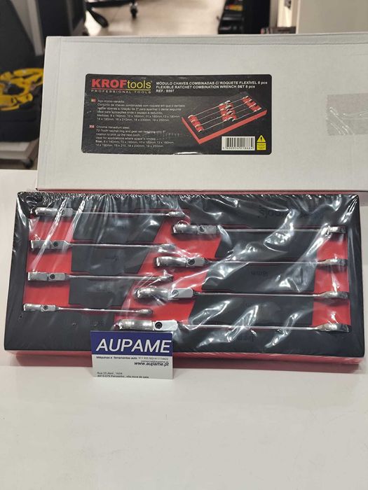 Módulo chaves combinadas C/ ROQUETE FLEXÍVEL 8PCS
