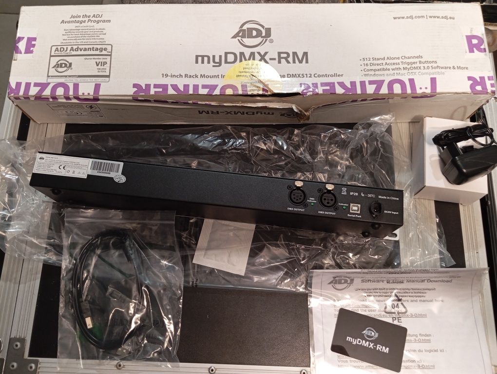 ADJ myDMX - RM mydmx 3 rack, sterownik dmx pc