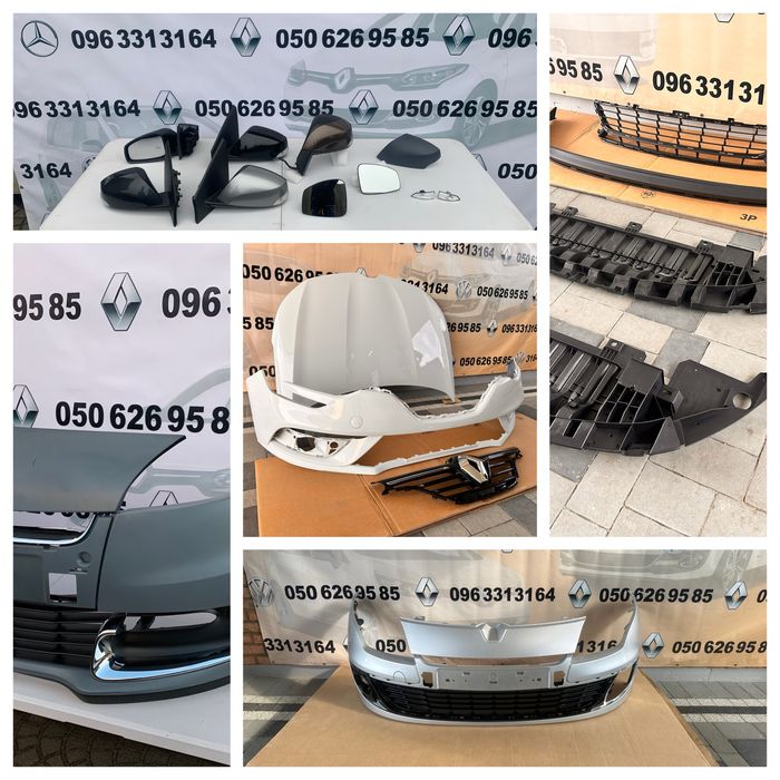 меган 4 scenic 3 Megan 3 Clio 4 Laguna розборка бампер крыло капот лот