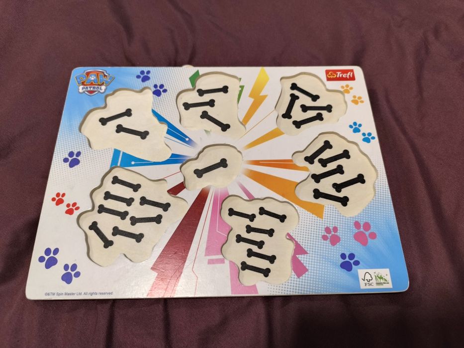 Układanka drewniana Psi Patrol, Trefl