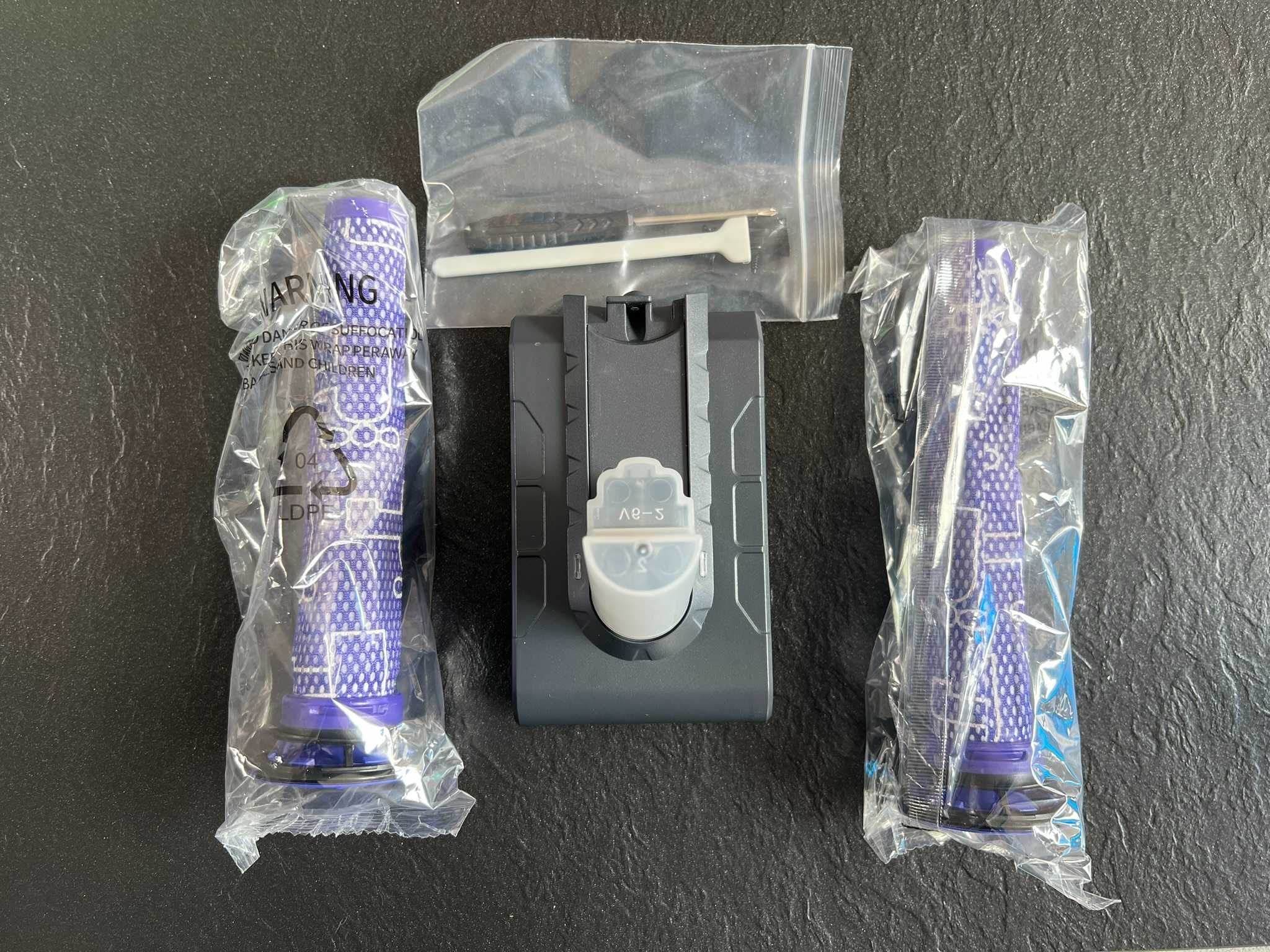 Akumulator 6500mAh do Dyson V6 z 2 zmywalnymi filtrami