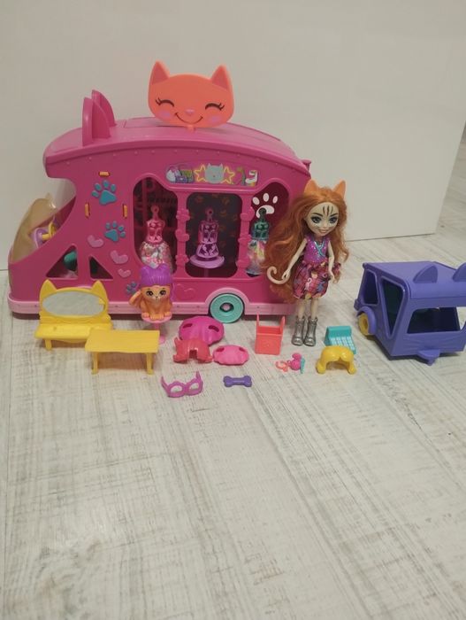 Enchantimals mobilne studio mody lalka, samochód,
