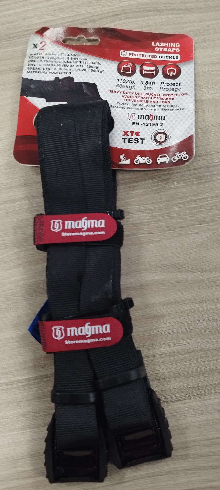 Klamry zaciskowe Magma dwie sztuki 3 m