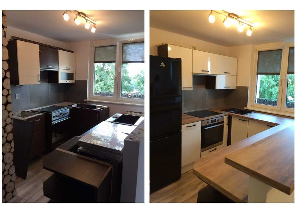 Wymiana blatów i frontów kuchennych