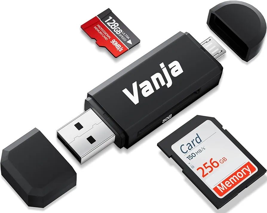 Czytnik kart pamięci SD microSD adapter USB 2.0 + USB + Micro USB
Cz