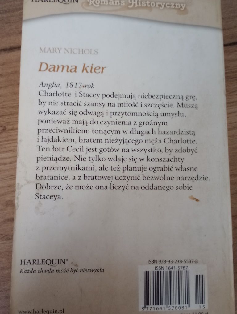 Dama kier. Mary Nicholas. Harlequin