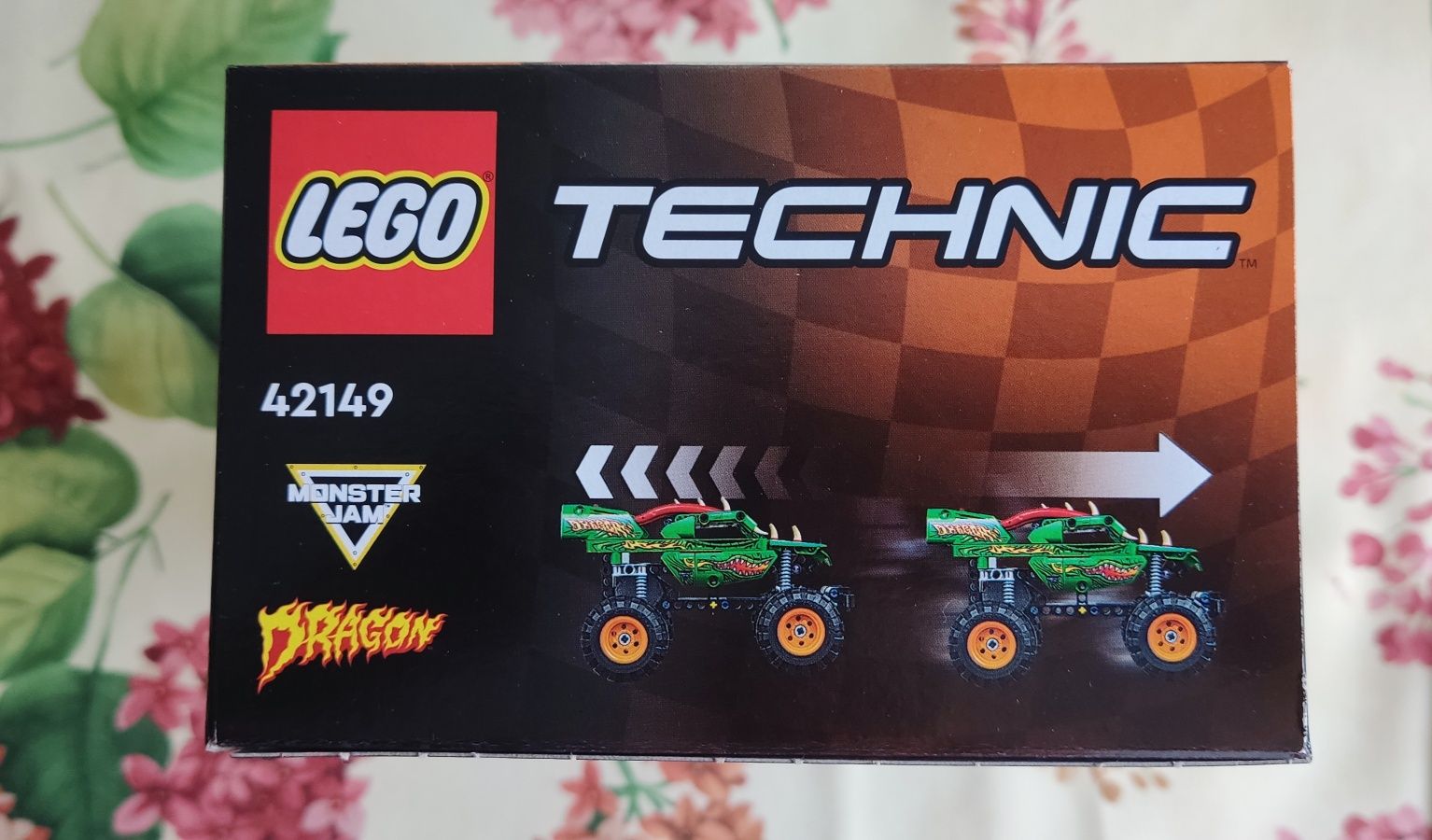 LEGO TECHNIC 42149 Monster Jeam 2 w 1 napęd Pull Back