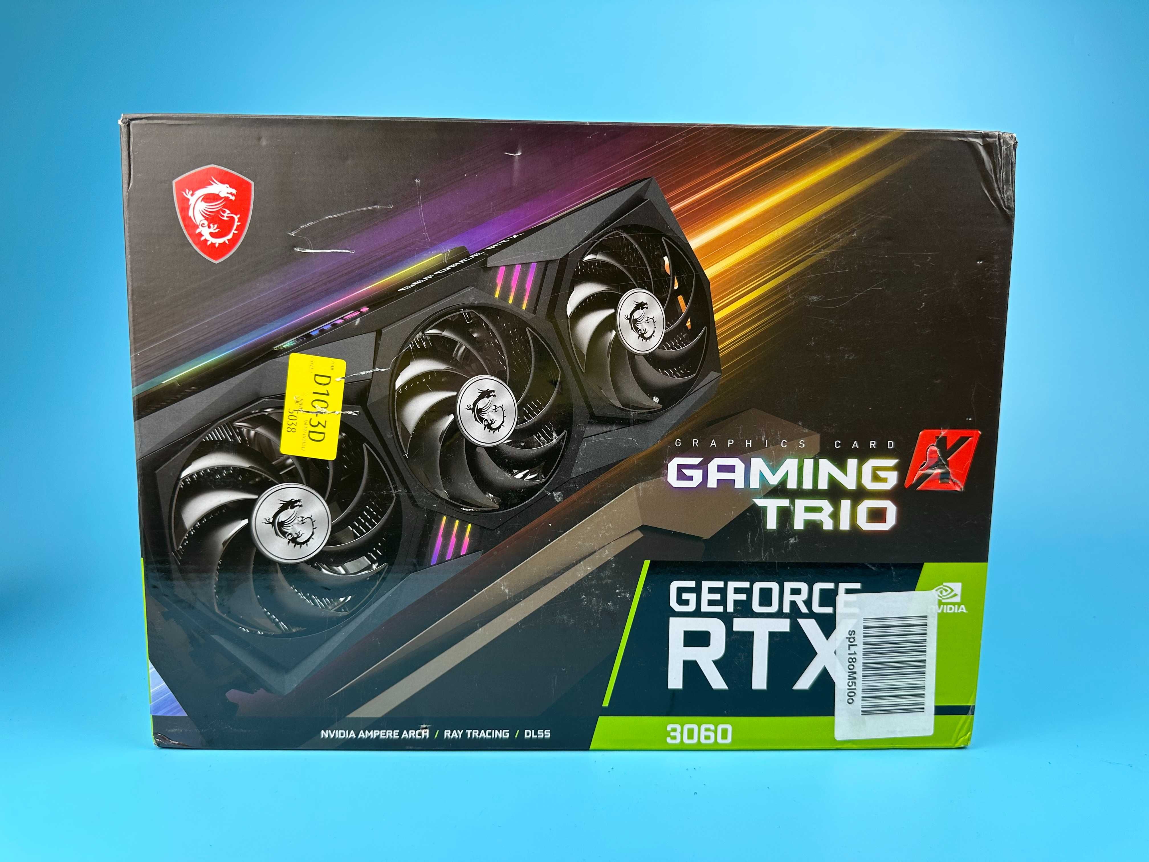 Відеокарта MSI GAMING X Trio GeForce RTX 3060 12 GB