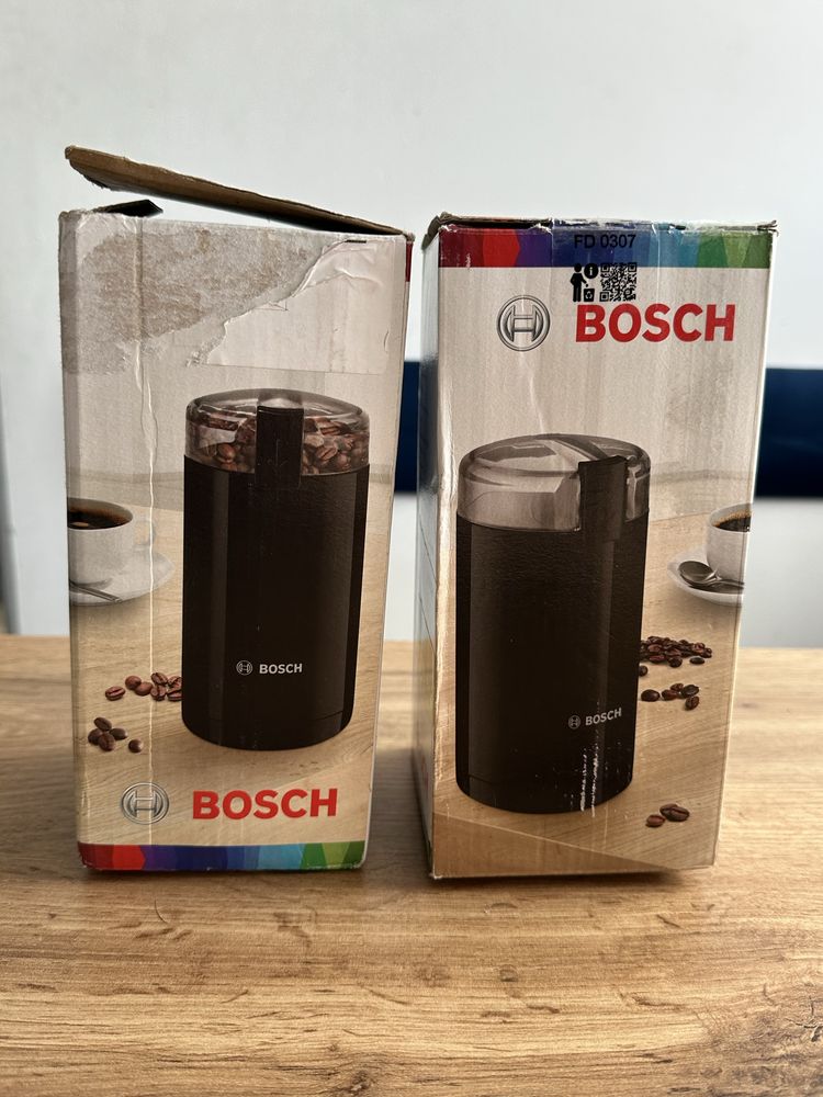 Czarne Młynki do kawy Bosch