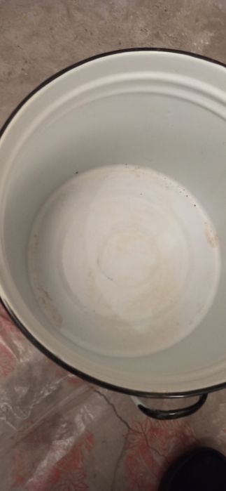 Емальований бак (виварка) 40-50 л з кришкою. Виробництво СРСР. Ідеальн