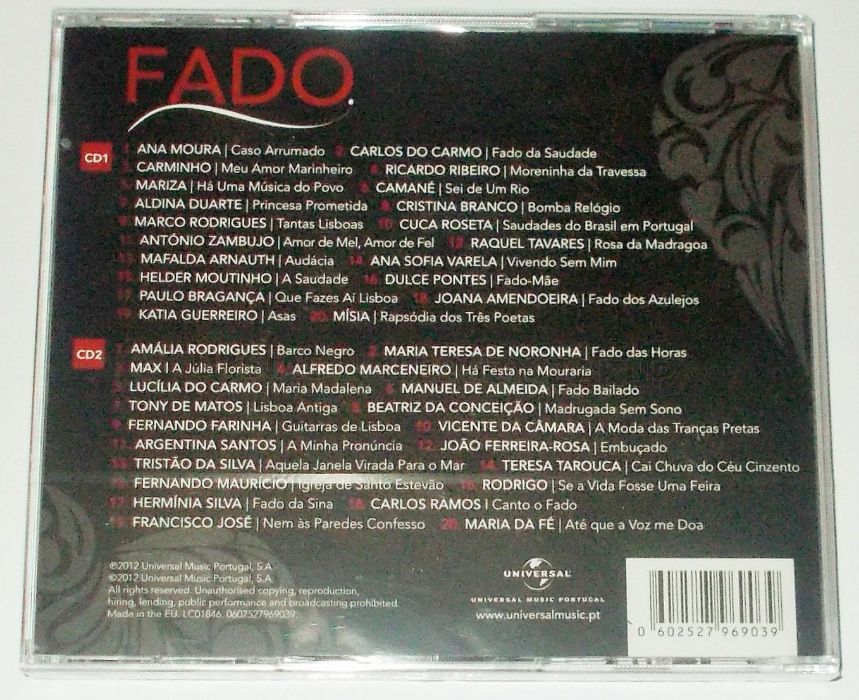 Fado World Heritage (2 CD) Black Weekend