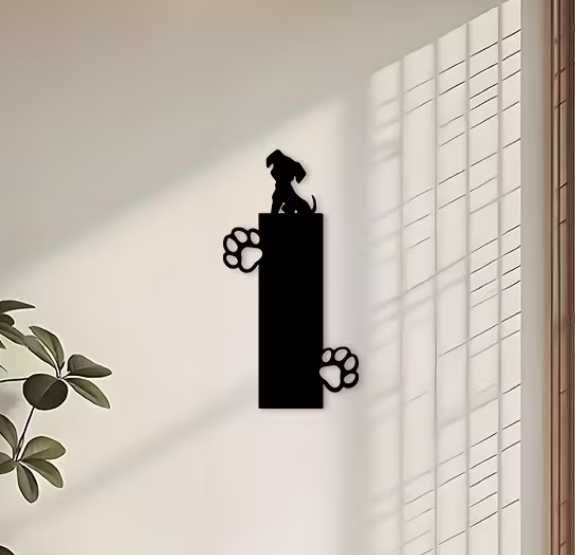 Nowa metalowa dekoracja jamnik