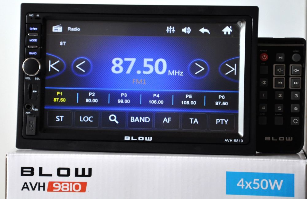 Radio Samochodowe BLOW 2DIN USB SD Mirror Link Ekran 7' MP5 MP3 RDS