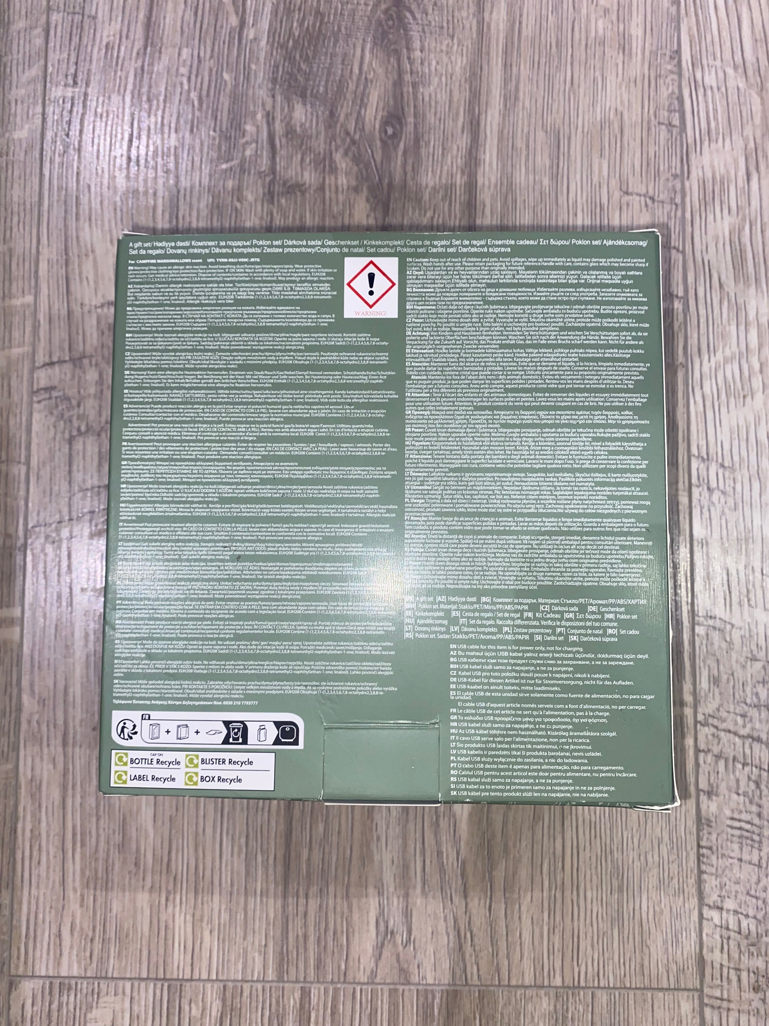 Dyfuzor zapachowy atomizer do olejków aromaterapia zestaw pepco