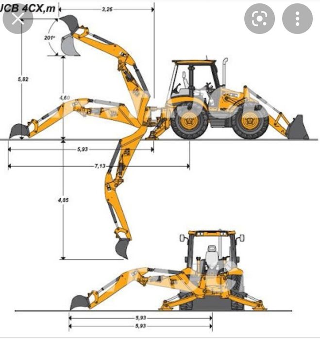 Екскаватор JCB погрузчик, послуги