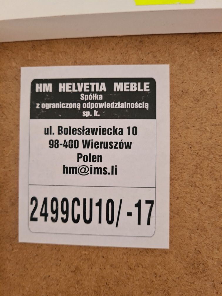 Oddam tanio Witryna słupek 2x  i szafka RTV Helvetia