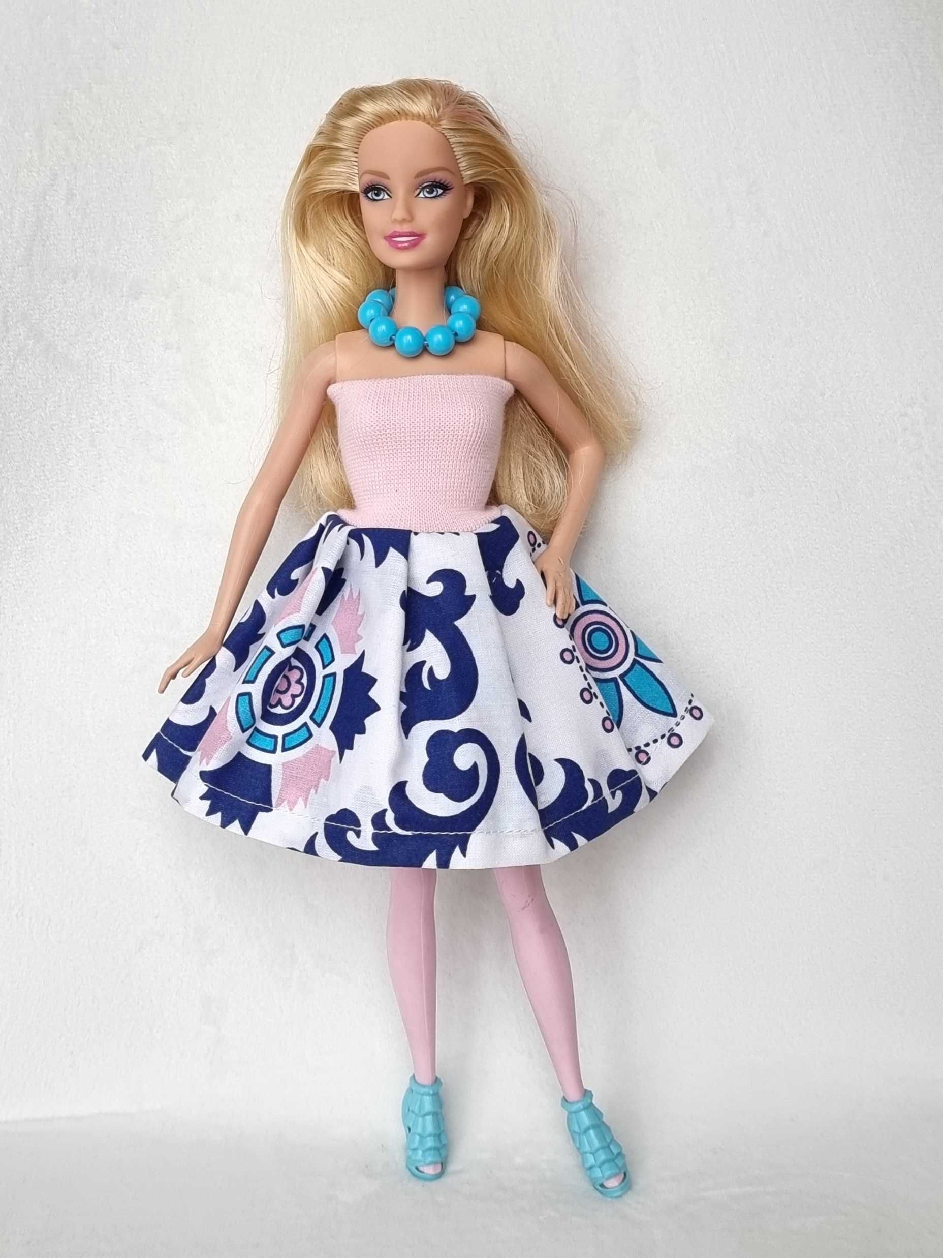 Sukienki ubranka dla lalki Barbie 5 szt. Lalka baletnica gratis