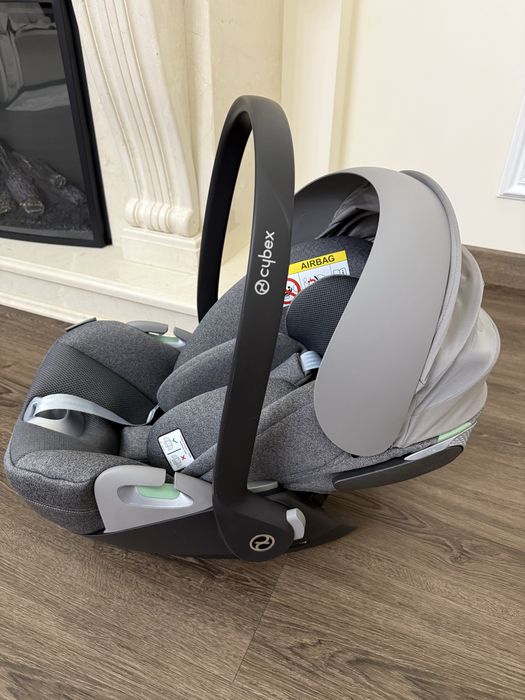 Автокрісло Cybex Cloud T i-Size Mirage Grey + адаптери до шасі