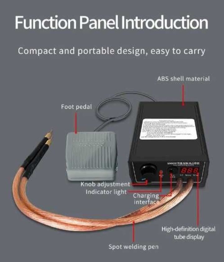 Аппарат контактной точечной сварки 8000W для литиевых