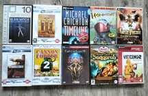 10 gier na PC PL -- retro gry okazja!!