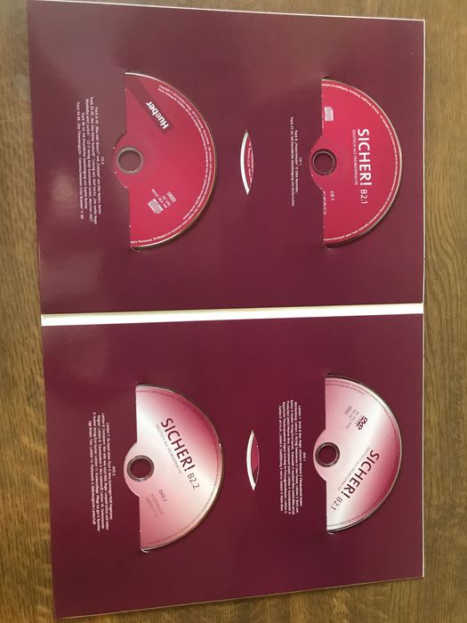 Комплект DVD и аудио дисков к учебнику немецкого языка Sicher B2