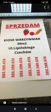 Sprzedam Warzywniak Czechów 30m³