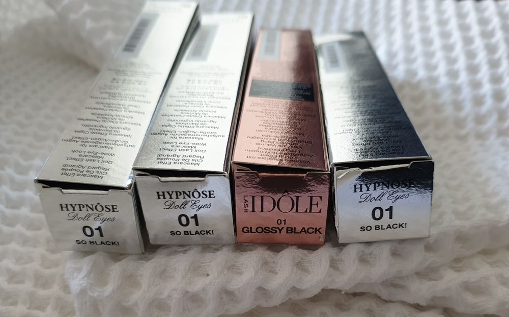 Nowe * głęboki czarny kolor, tusz do rzęs LANCOME , LAURA MERCIER