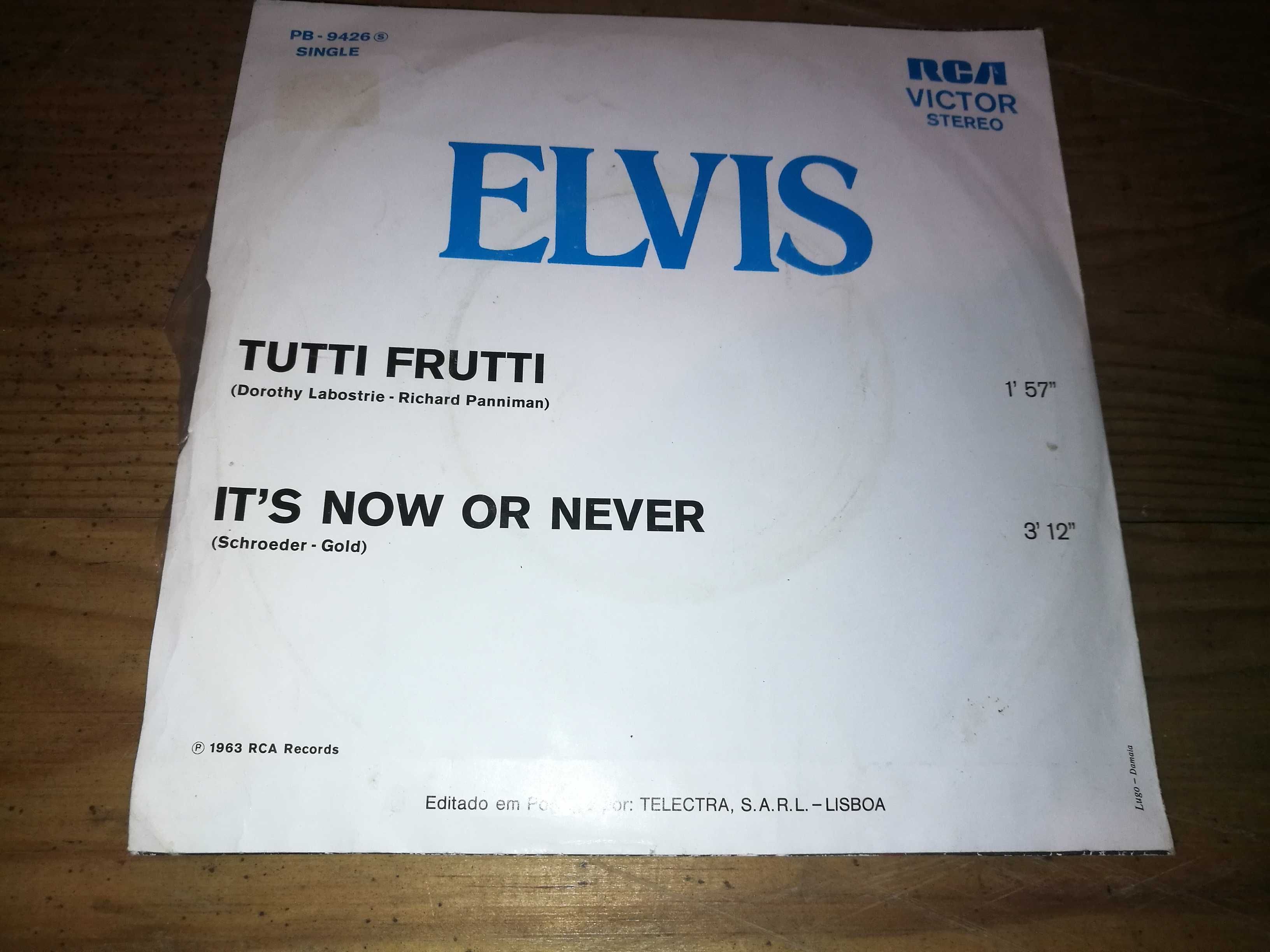 Elvis Presley - Tutti Frutti SINGLE