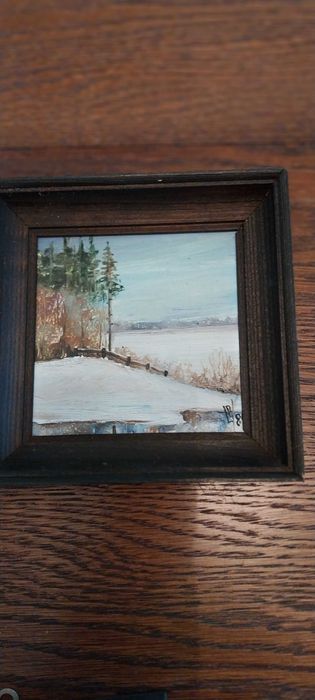 4 obrazy  Ludwiki Banaś - cztery pory roku