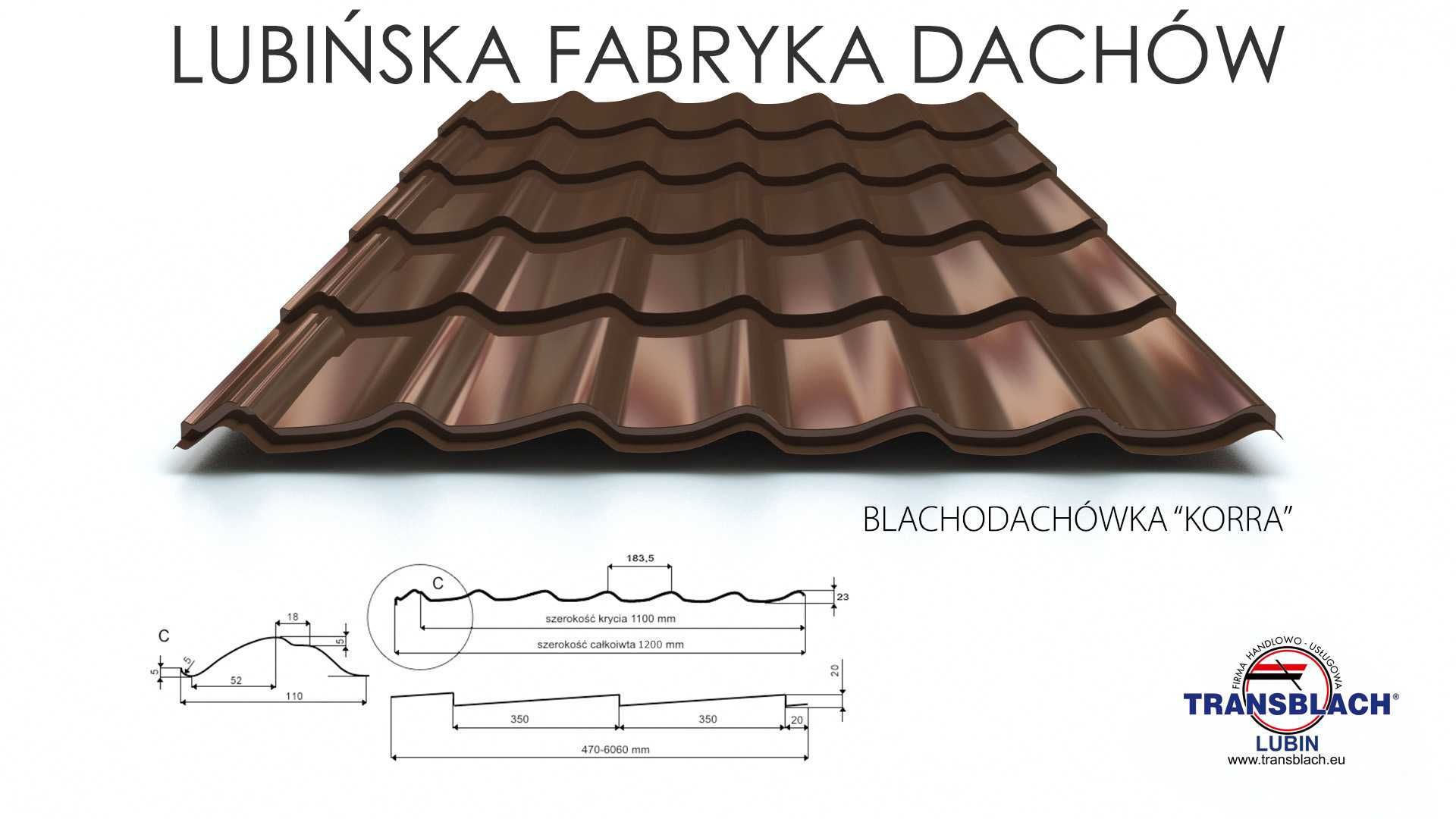 Kora klasyczna blachodachówka PROMOCJA HASŁO WIOSNA 10% ZNIŻKI