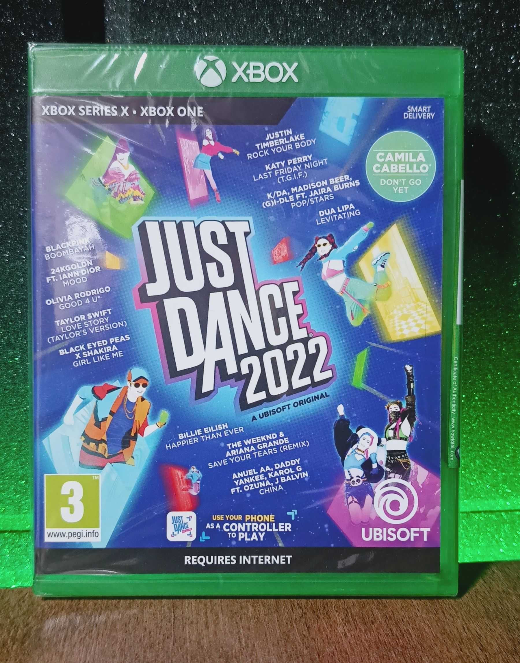 Just Dance 2022 Xbox One S / Series X gra taneczna, unikat, Kinect