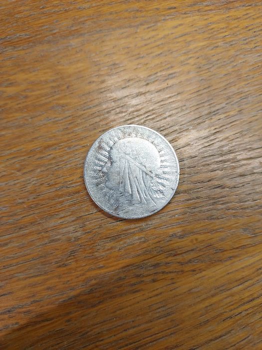 Srebrna moneta 5zł Głowa Kobiety 1933r