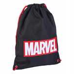 Worek Szkolny Na Buty Wf Plecak Na Obuwie Marvel 40Cm X 30Cm Czarny