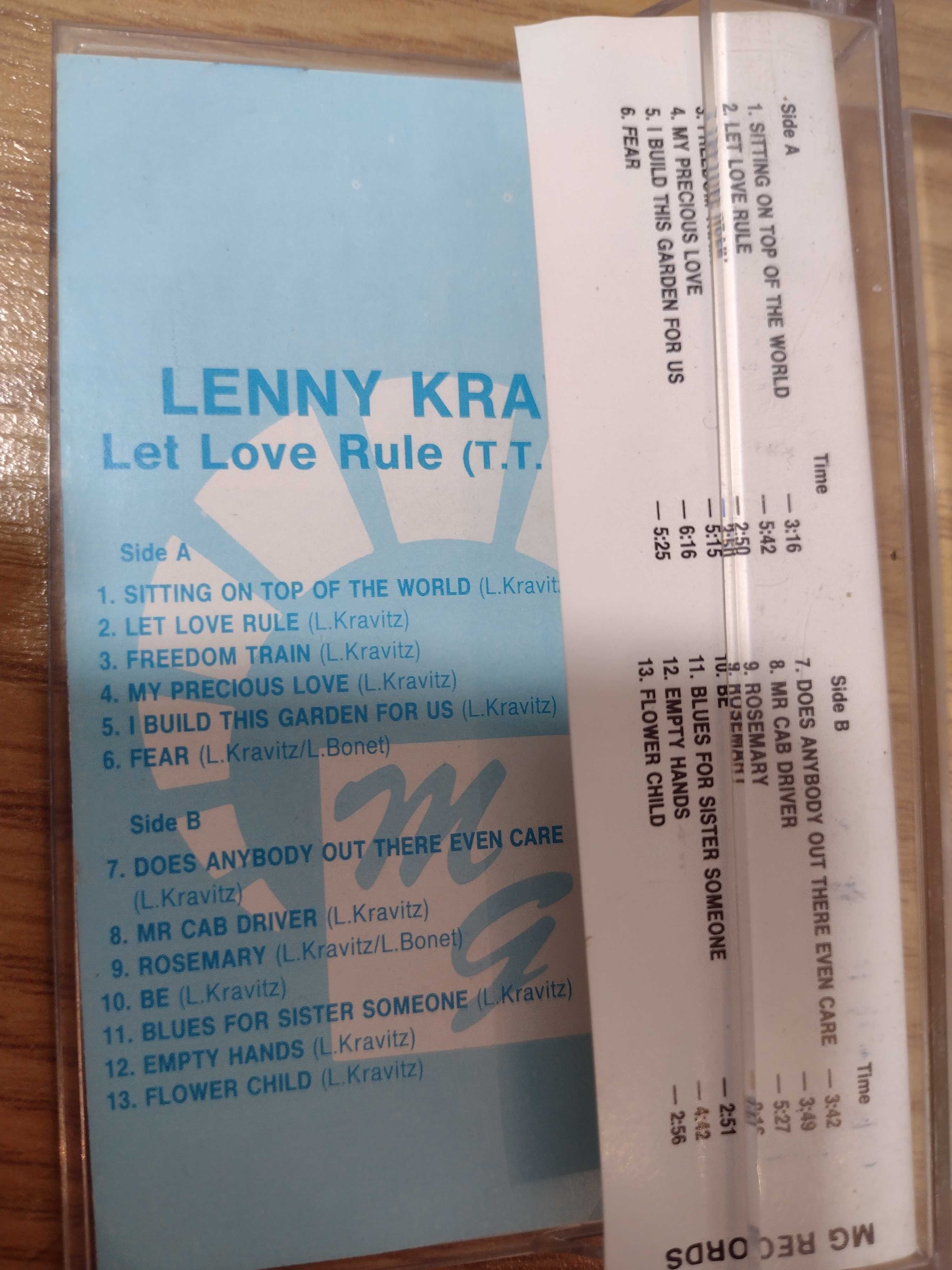 Kaseta Lenny Kravitz Let love rule