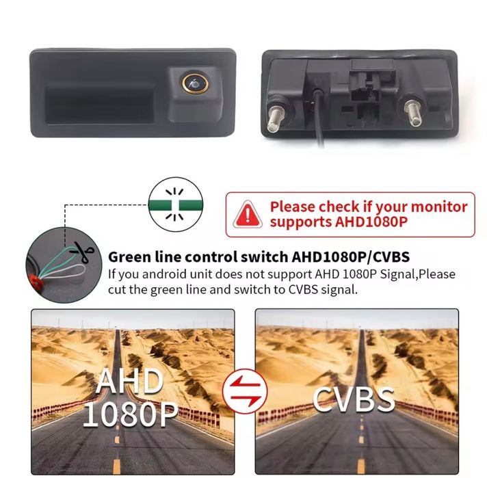 Камера 1080р. На VW  Golf Passat B7 ,NMS , B6 Tiguan Jetta MK6 Audi A3