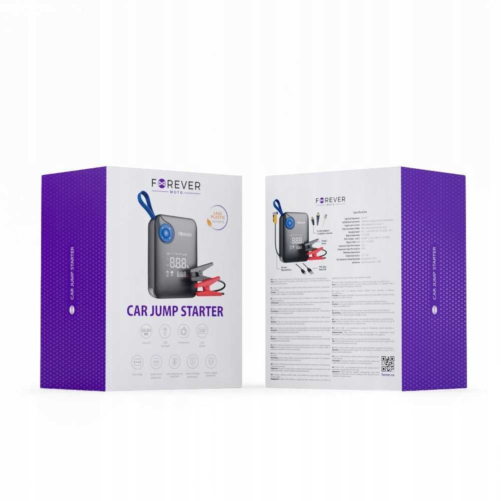 Urządzenie Rozruchowe Jump Starter Powerbank Kompresor Forever JS-400