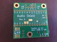 Плата аудио адаптера для Teensy 4.0(Arduino)