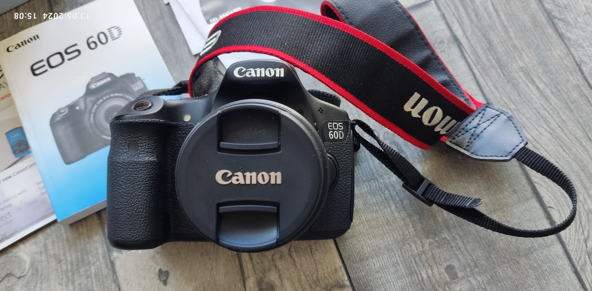 Canon 60d +obiektyw 18-55