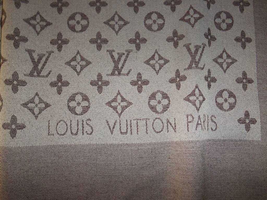 Louis Vuitton, chusta Szal szalik apaszka damski kasmirowa, Francja