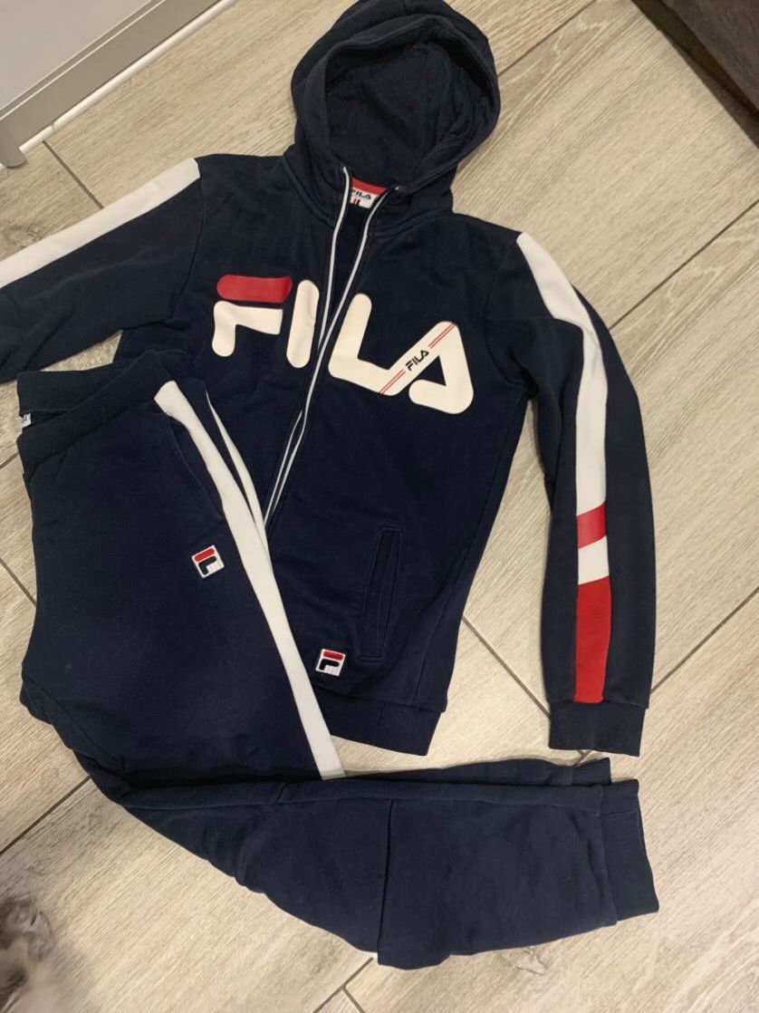 Спортивний костюм кофта штани  fila розмір 164