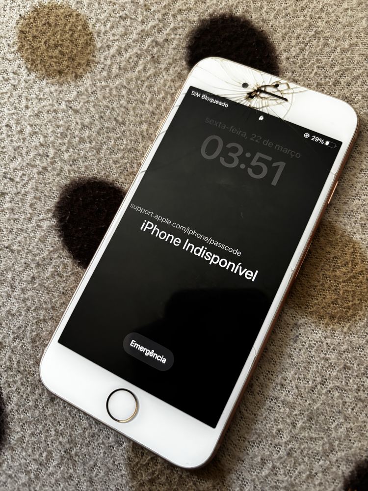 Iphone 8 128gb( ficou indisponivel por falta de uso)