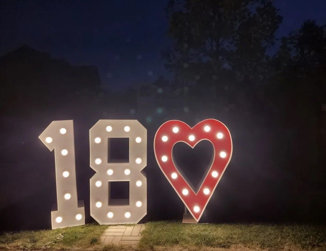 Cyfry led 18 osiemnastka i inne