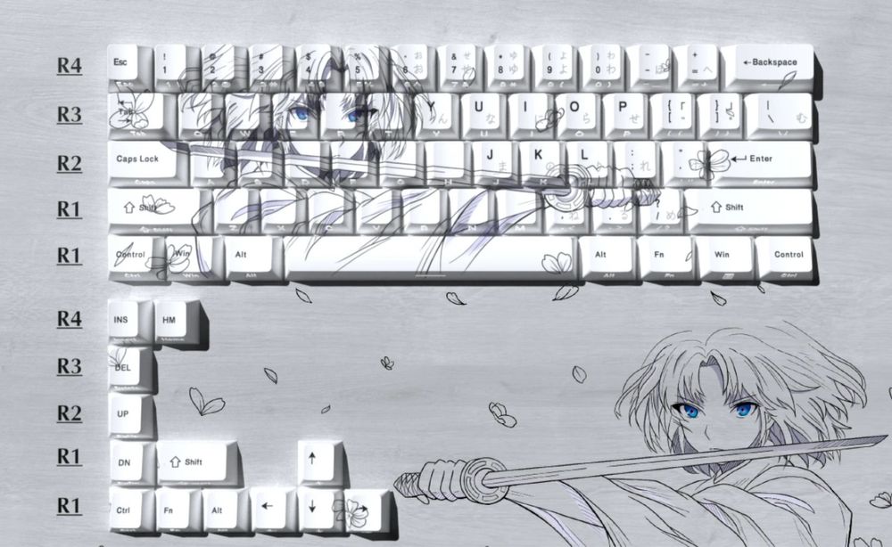 Кейкапы пбт для механической и магнитной клавиатуры keycap pbt keycaps