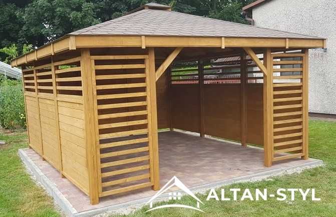 Altany, altanki, wiaty, altana ogrodowa MARIKA 3x4 m PRODUCENT