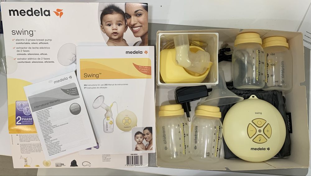 Bomba de tirar leite eléctrica da Medela