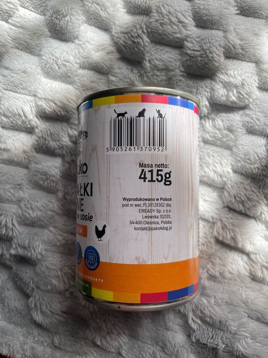 Zestaw 12x PAKO karma mokra puszka dla kota