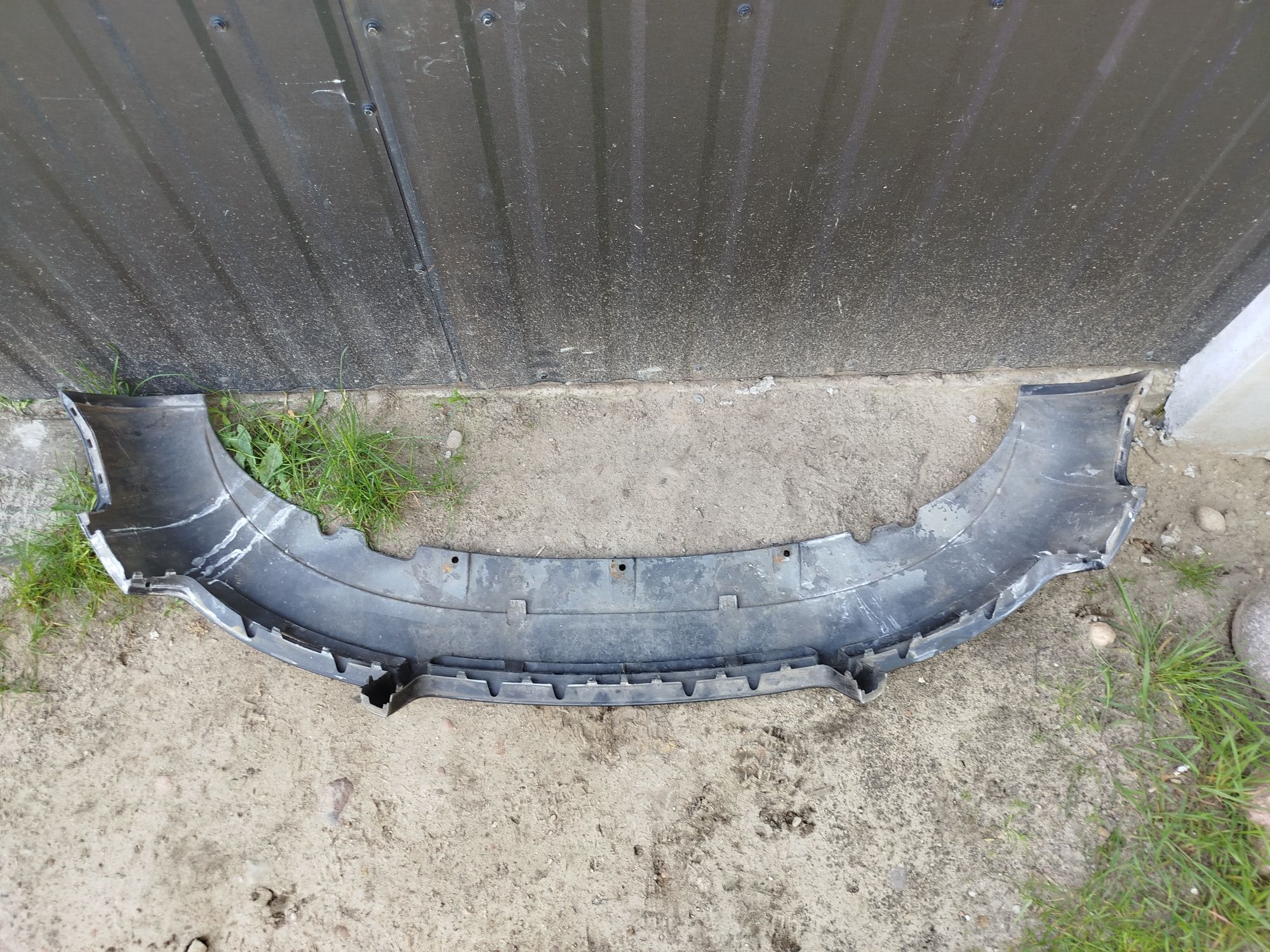 4 Dokładka zderzaka przedniego LZ9W Audi A4 B6 spoiler spojler hokej